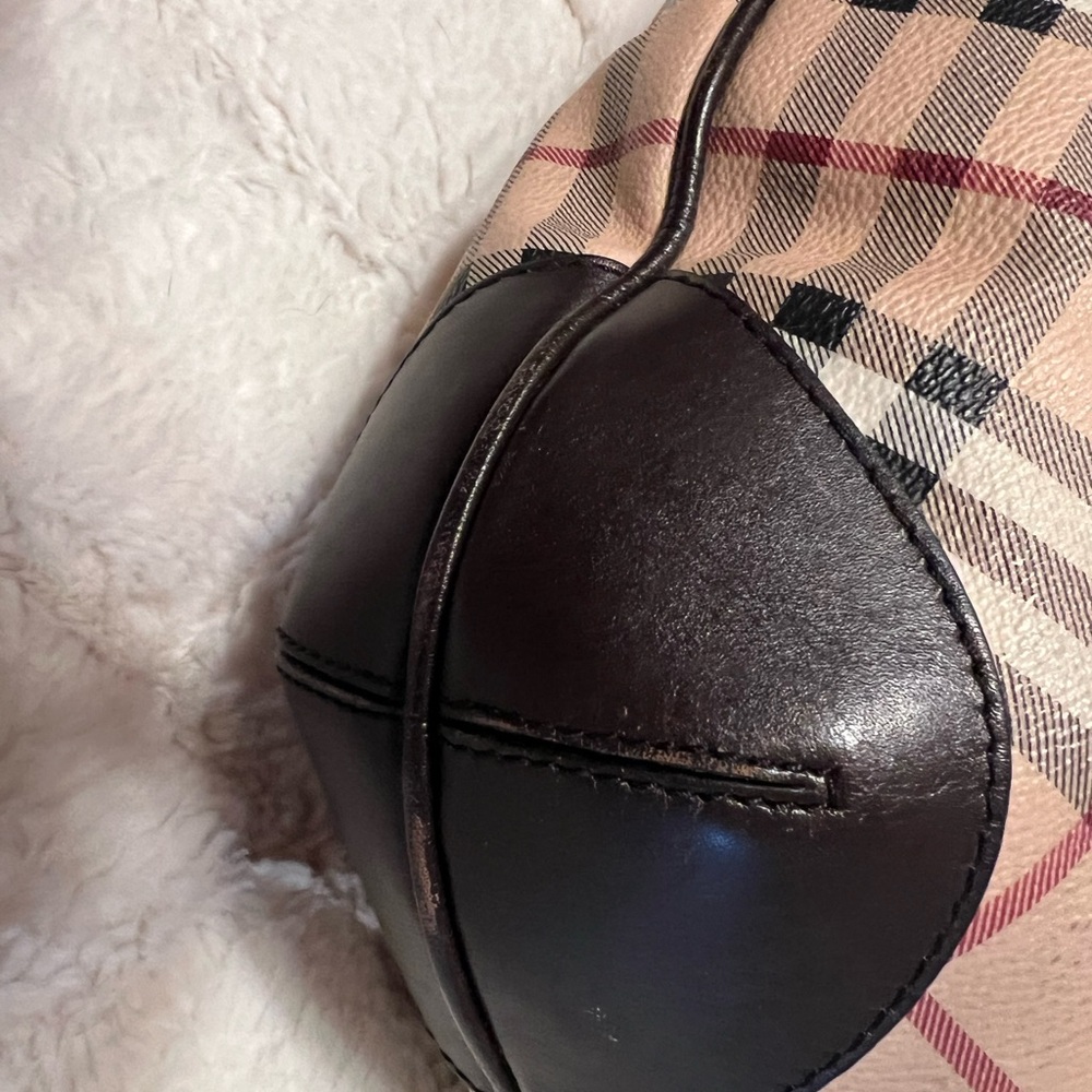 Burberry Haymarket check belted hobo - Picture 4 of 12